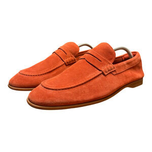 KENNETH COLE New York Nolan Penny Loafer Men's 10.5 Rust Suede Comfort